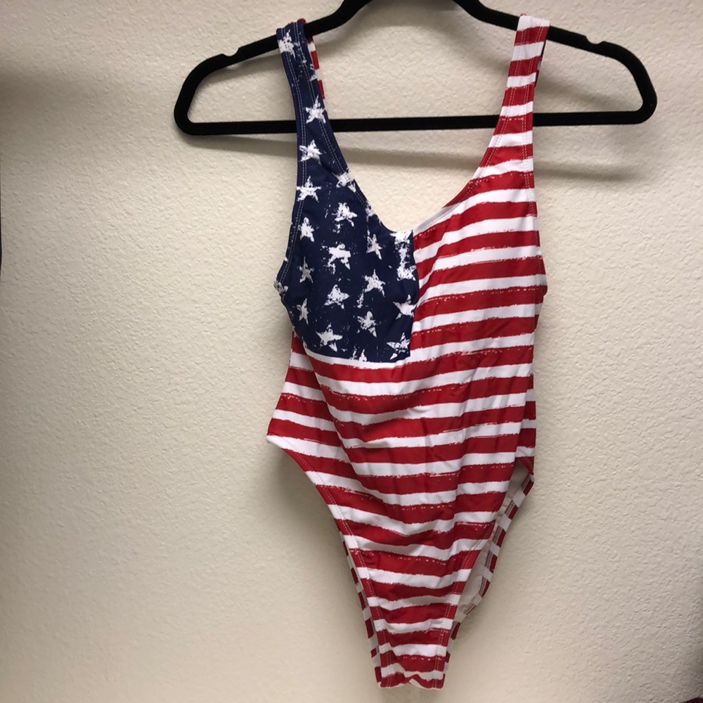 Target American Flag One Piece Swimsuit